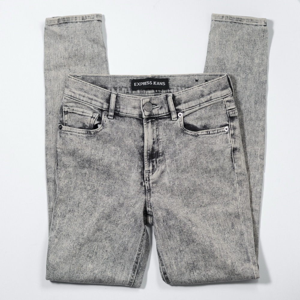 Express Acid-Wash Leggings